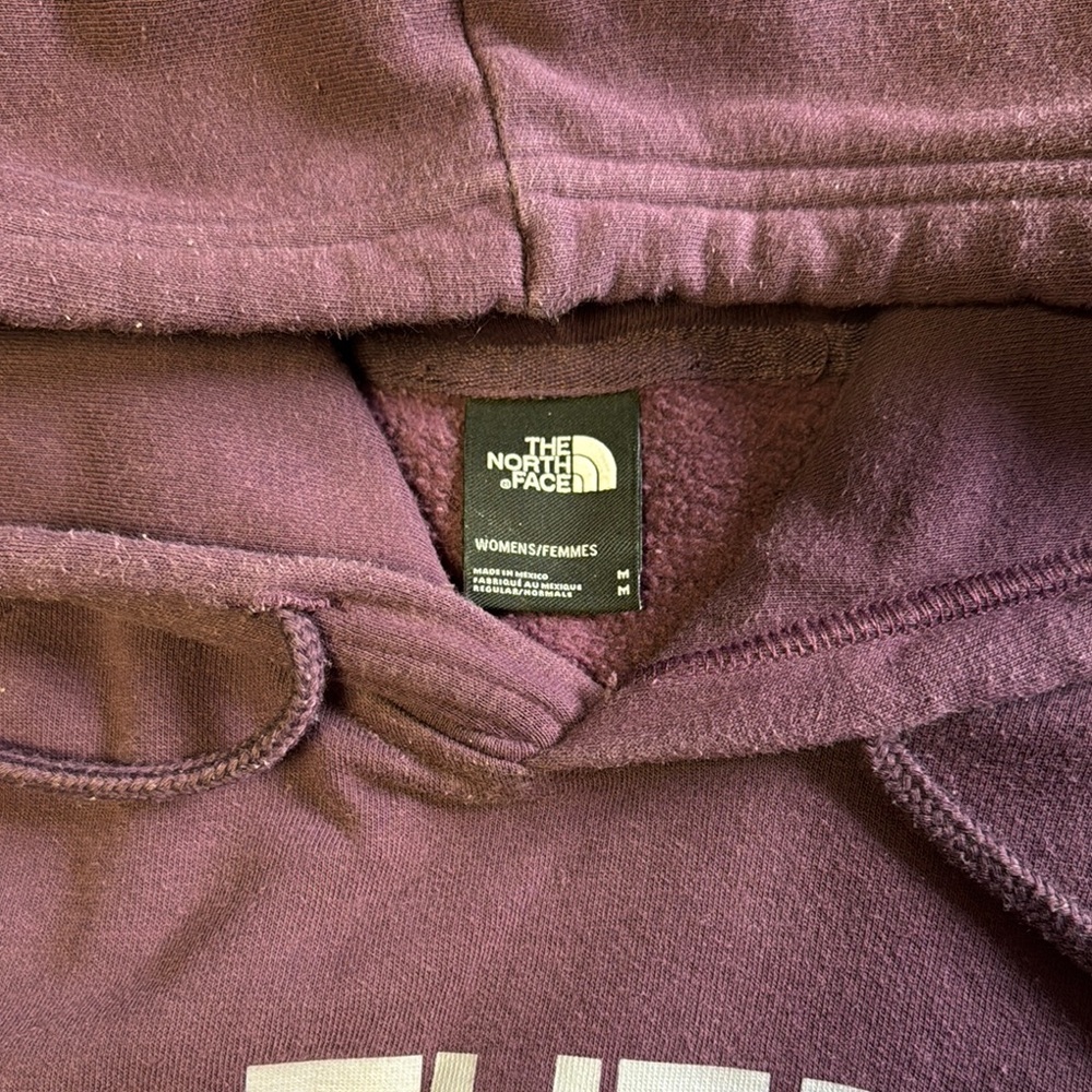 The North Face Purple Hoodie. Size M. - Picture 2 of 5